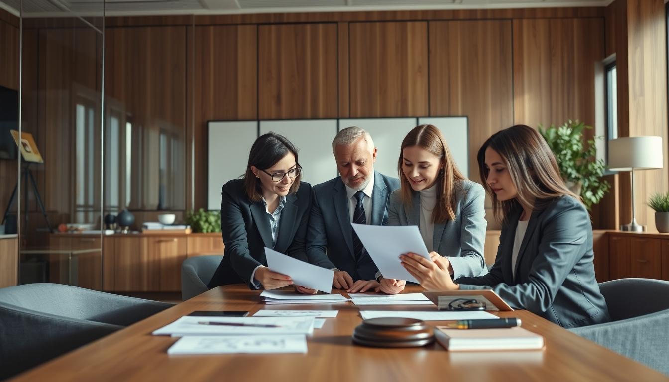 Family elder care planning discussion